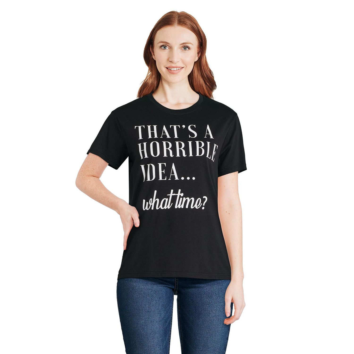 The Pink Closet Women's Boyfriend Fit Tee, Sizes XS-XL