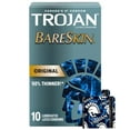 thumbnail image 1 of Trojan BareSkin Lubricated Condoms, Super Thin & Sensitive, 1 of 7