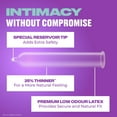 thumbnail image 4 of Trojan Ultra Thin Lubricated Latex Condoms, 25% Thinner for Natural Skin-to-Skin Feel, Enhanced Sensitivity, 34 Count, 4 of 7