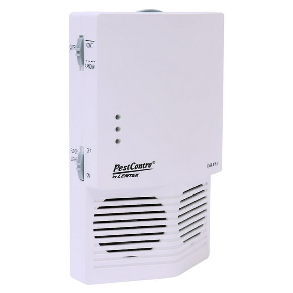 PestContro Deluxe Ultrasonic Rodent Repeller with Night Light, Indoor & Outdoor Rodent Control, Eco-Friendly Mouse & Rat Deterrent