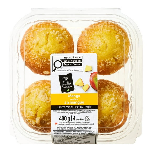 Muffins à la mangue Mon marché fraîcheur