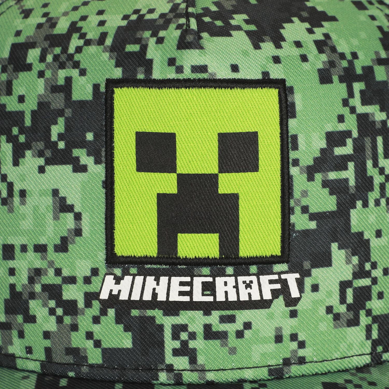 Minecraft Creeper Digital Camo Snapback Hat