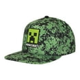 thumbnail image 2 of Minecraft Creeper Digital Camo Snapback Hat, 2 of 6
