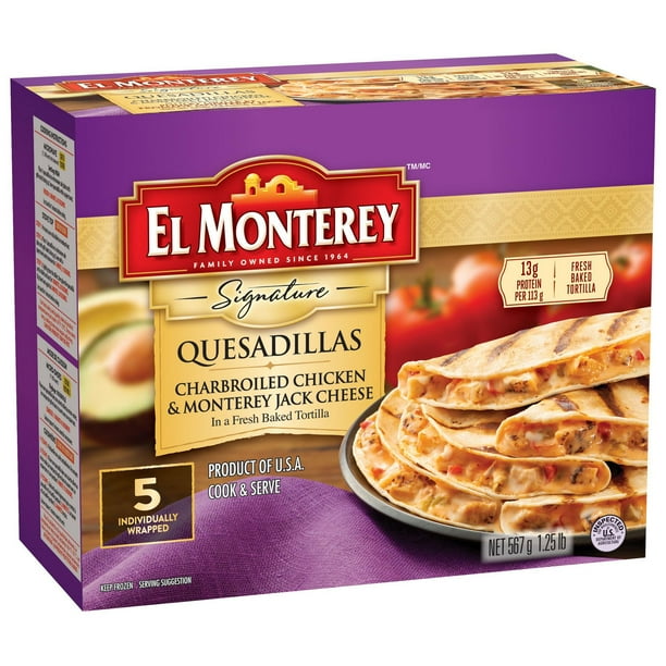 EL Monterey Charbroiled Chicken And Monterey Jack Cheese Quesadillas