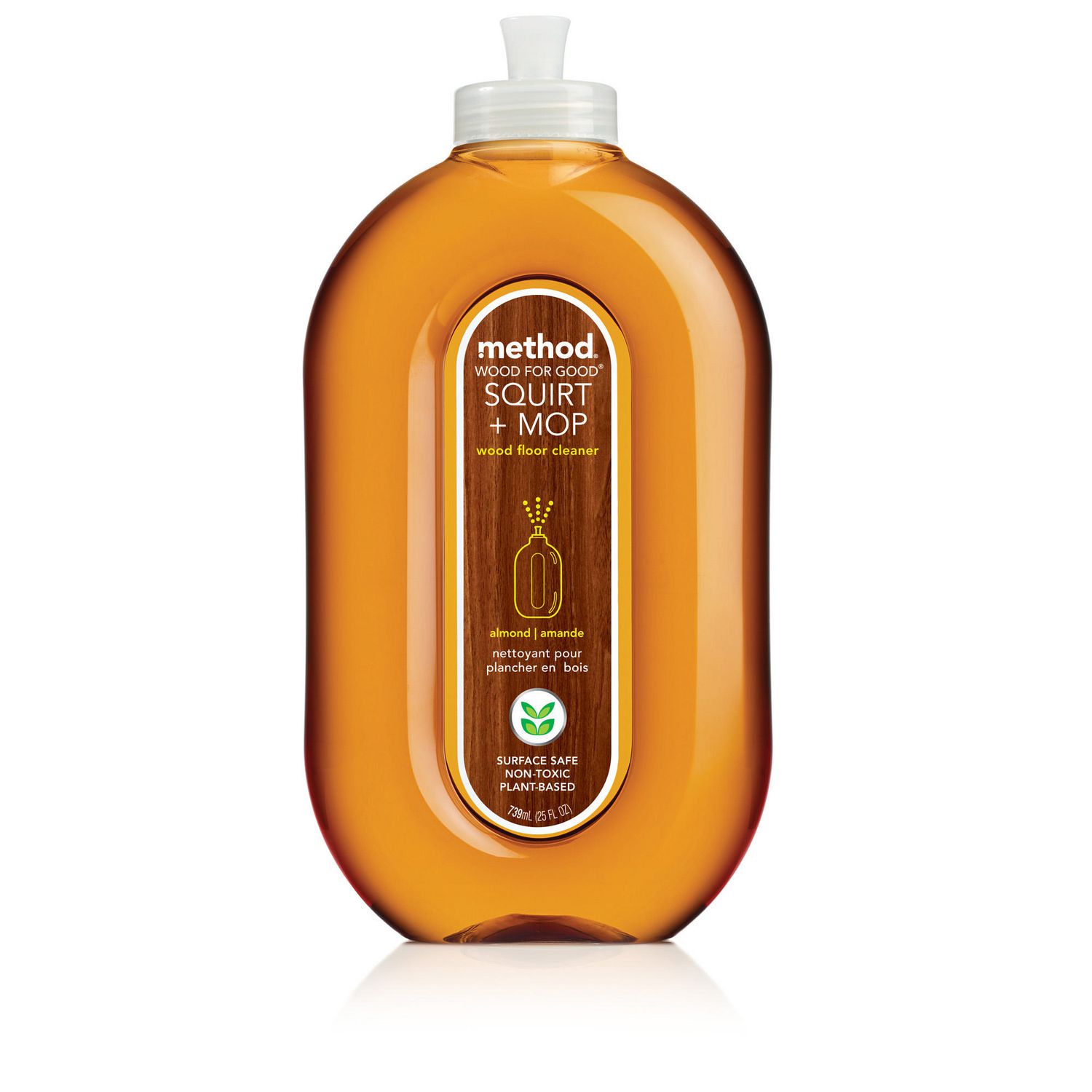 Method Squirt Mop Wood Floor Cleaner Almond 739 Ml Walmart
