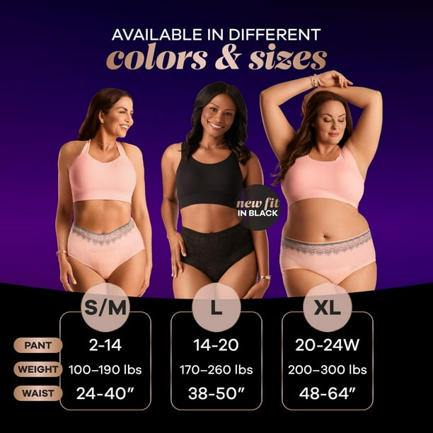  Always Discreet Boutique, Incontinence Underwear for
