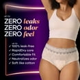 thumbnail image 2 of Always Discreet Boutique Incontinence and Postpartum Underwear for Women, Maximum Protection, S/M, Rosy, 2 of 9