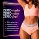 Always Discreet Boutique Incontinence and Postpartum Underwear for Women, Maximum Protection, L, Rosy, 18CT - image 3 of 9