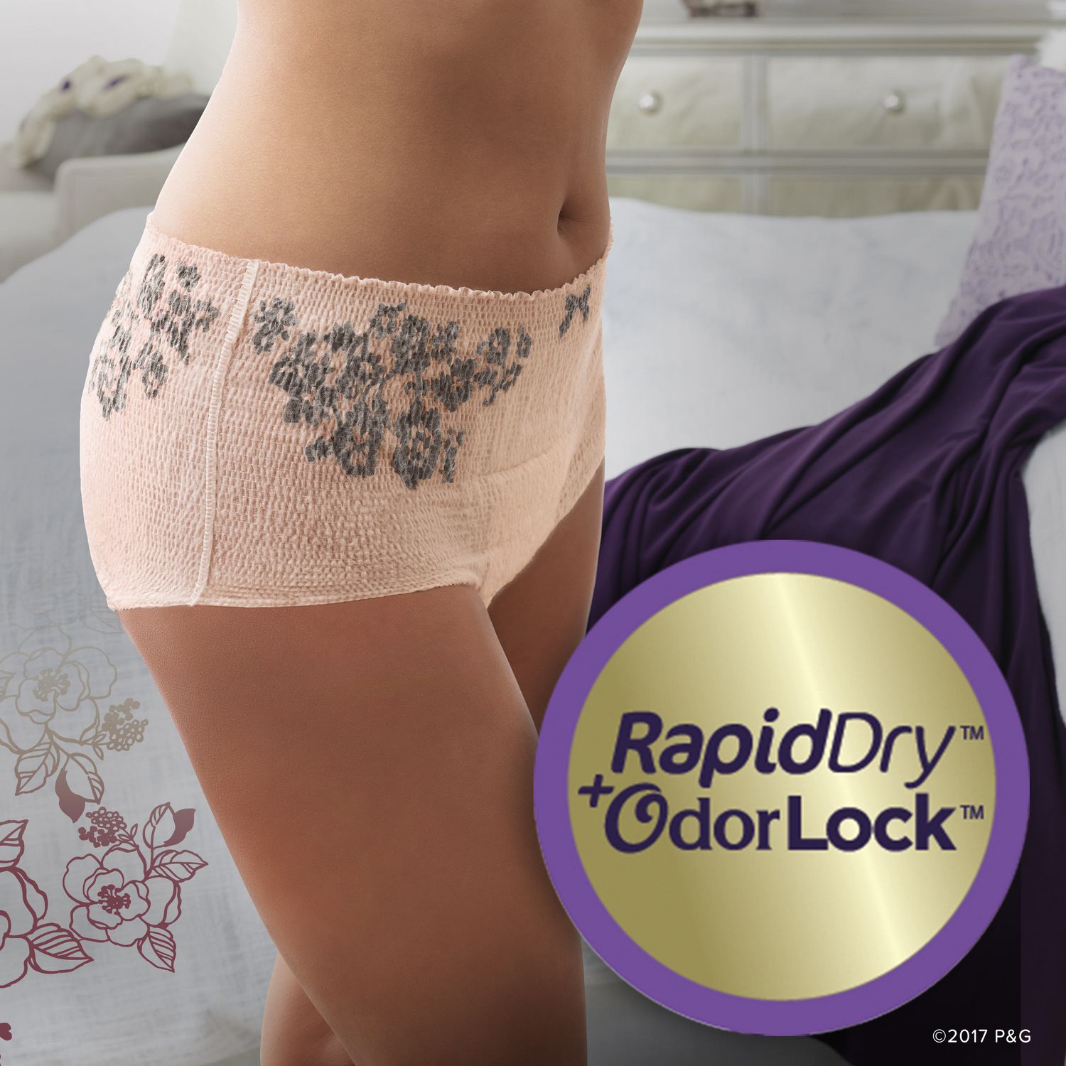 Always Discreet Boutique Incontinence Underwear for Women