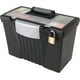 Storex boîte de rangement avec couvercle pour organiseur, lettre/légal, noir – image 4 sur 9