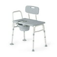 thumbnail image 1 of Medline Combination Transfer Bench and Commode, 1 of 3