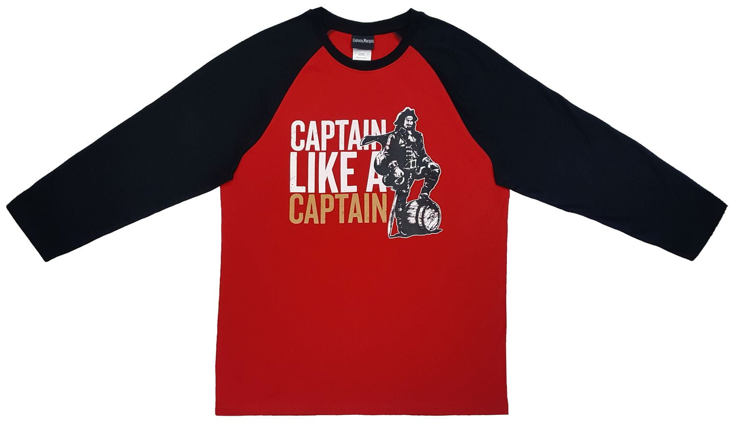 Captain Morgan Men's Raglan 3/4 Sleeve Shirt | Walmart Canada