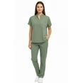 thumbnail image 1 of FLEX SCRUBS™ ladies collared v neck, 1 of 4