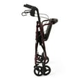 thumbnail image 2 of Medline Basic Rollator with 6" Wheels, Burgundy, 2 of 3