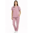 thumbnail image 1 of FLEX SCRUBS™ ladies collared v neck, 1 of 4