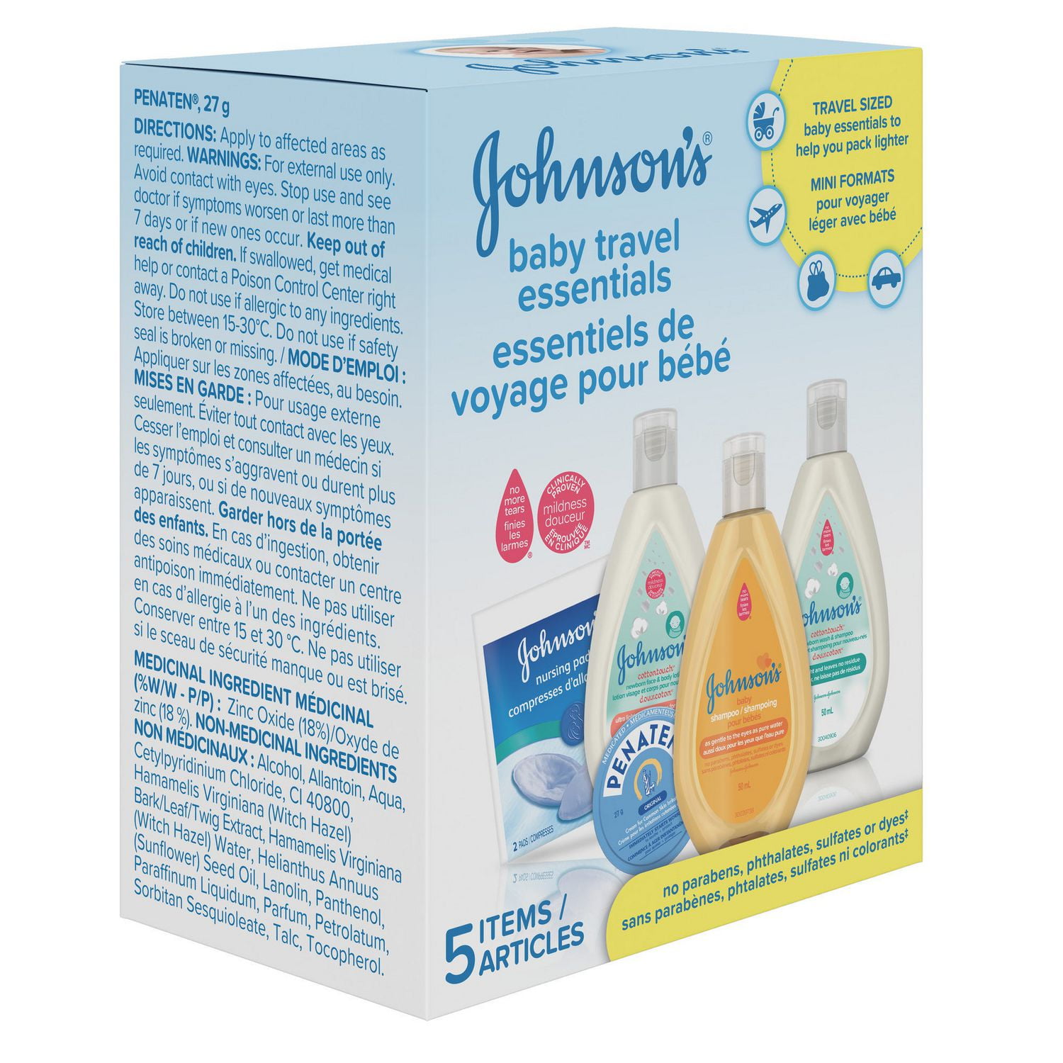 baby travel kit and johnson and johnson