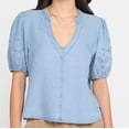 thumbnail image 4 of Devoted Women's V Neck Embroidered Top, Sizes XS-XL, 4 of 4