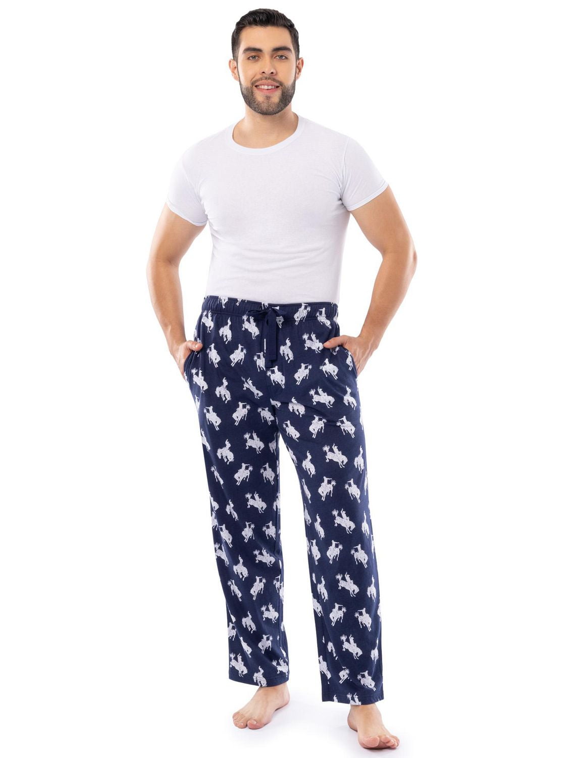 Pantalon Pyjama en jersey pour hommes, imprimé marine de Wrangler