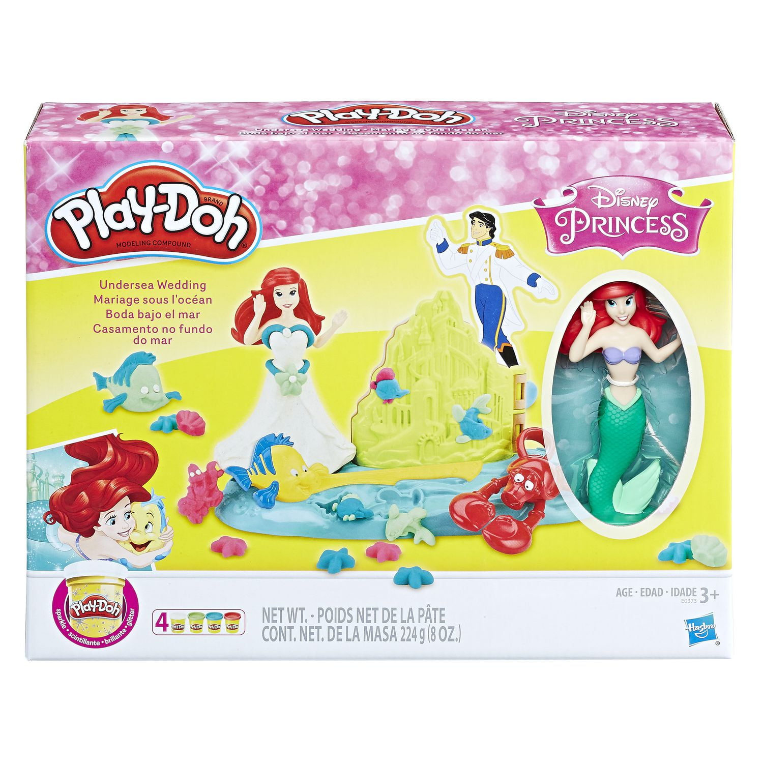 ariel mermaid play doh