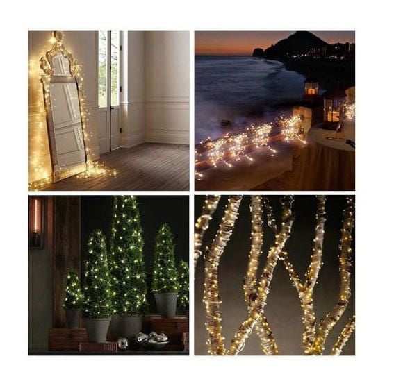 Sharper Image Solar Powered Led Outdoor Copper String Lights Sharper Image Solar Powered Led Outdoor Copper String Lights Canada