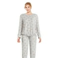 thumbnail image 1 of George Women's Tie Top Pajamas 2-Piece Set, 1 of 6