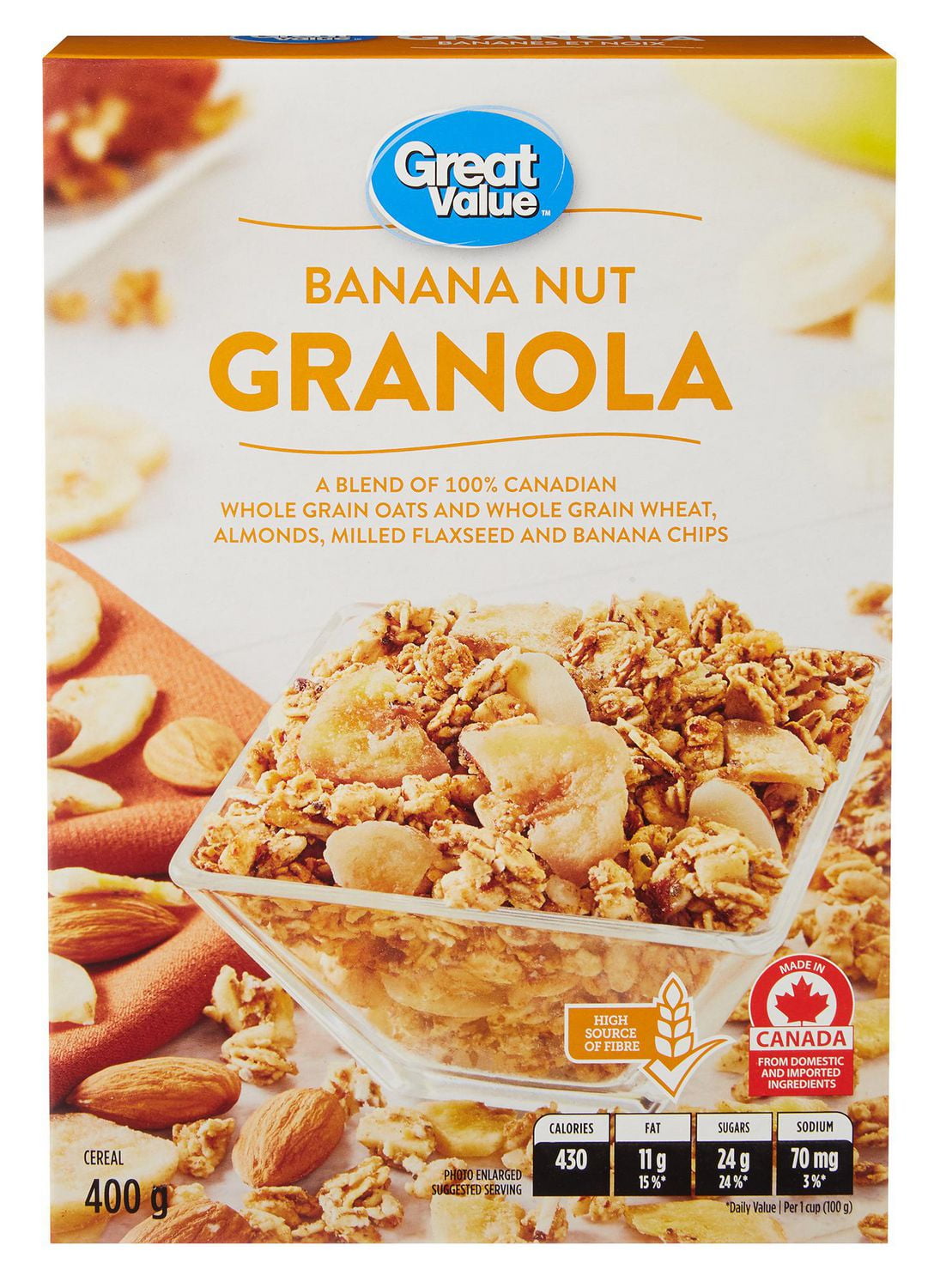 Great Value Banana Nut Granola Walmart Canada