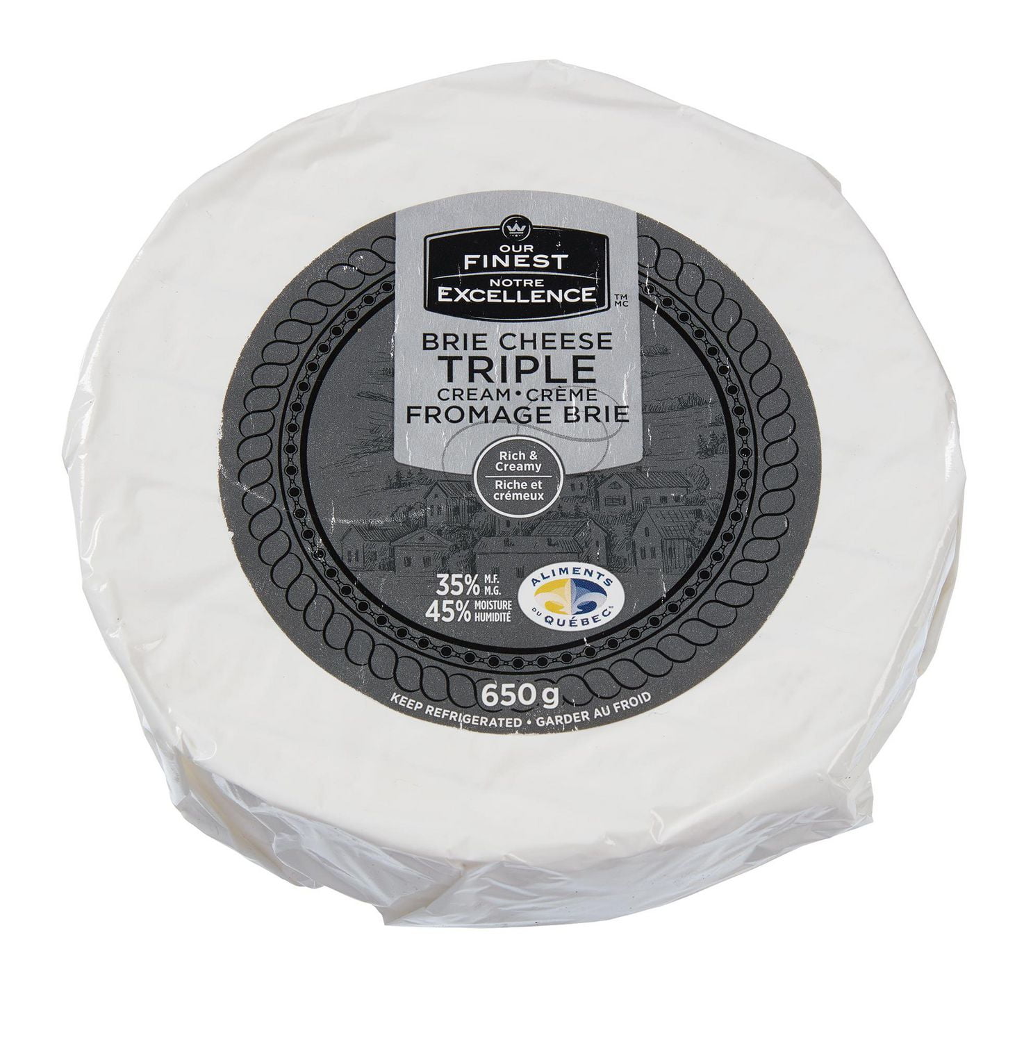 Our Finest Triple Cream Brie Cheese Walmart Canada