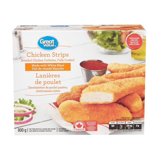 Great Value Frozen Chicken Strips Walmart.ca