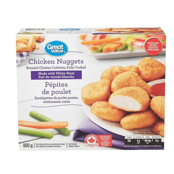 Great Value Frozen Chicken Nuggets - Walmart.ca