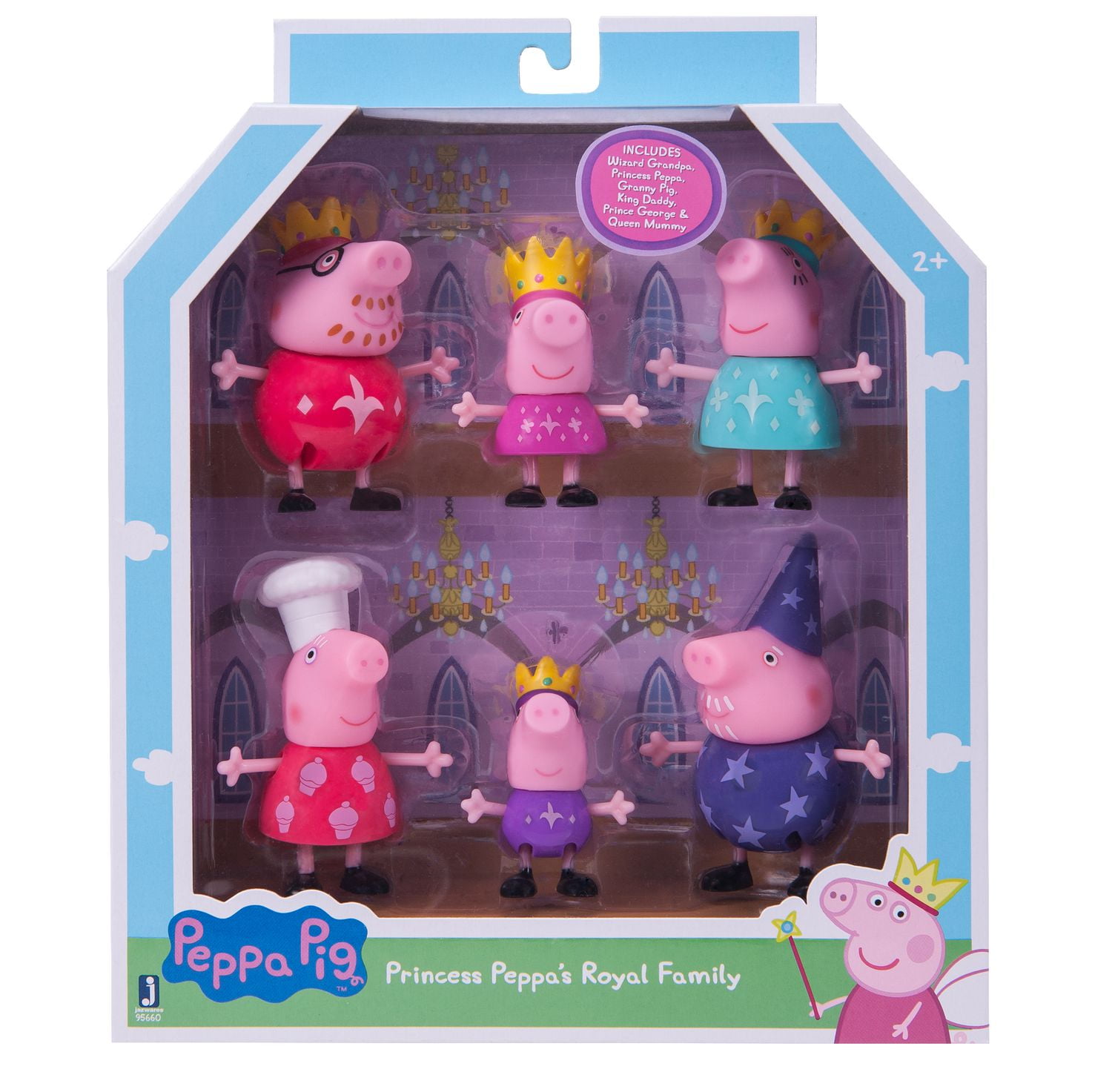peppa pig royal court 10pk