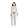 thumbnail image 1 of George Women's Hacci Jersey Pajamas 2-Piece Set, 1 of 6