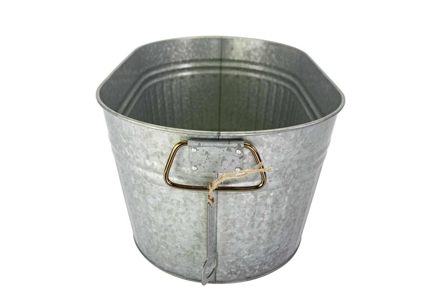 Metal deals foot tub