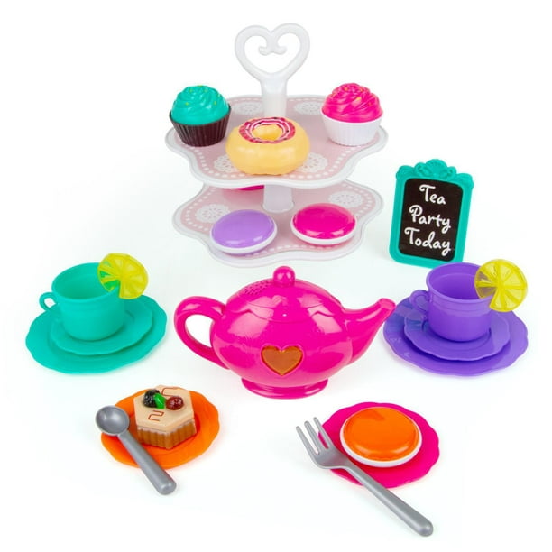 Boîte aux fruits thé petite fille ensemble de fête jouets pour enfants  Métal Théière et tasses ensemble de cuisine ensemble de jeu coloré Toy Tea  Set jouet - Chine Jouet pour ensemble