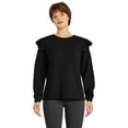 thumbnail image 1 of George Women's Ruffle Sleeve Sweatshirt, 1 of 6