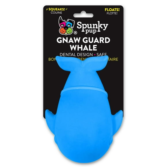 Gnaw Guard Foam Whale Dog Toy