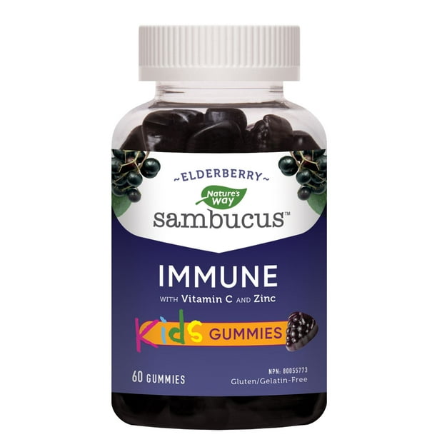 Sambucus Cold and Flu Care Kids Gummies, 60 Gummies, Cold and Flu Care Walmart.ca