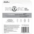 thumbnail image 2 of Rayovac High Energy AAA Batteries (4 Pack), Triple A Batteries, 2 of 7