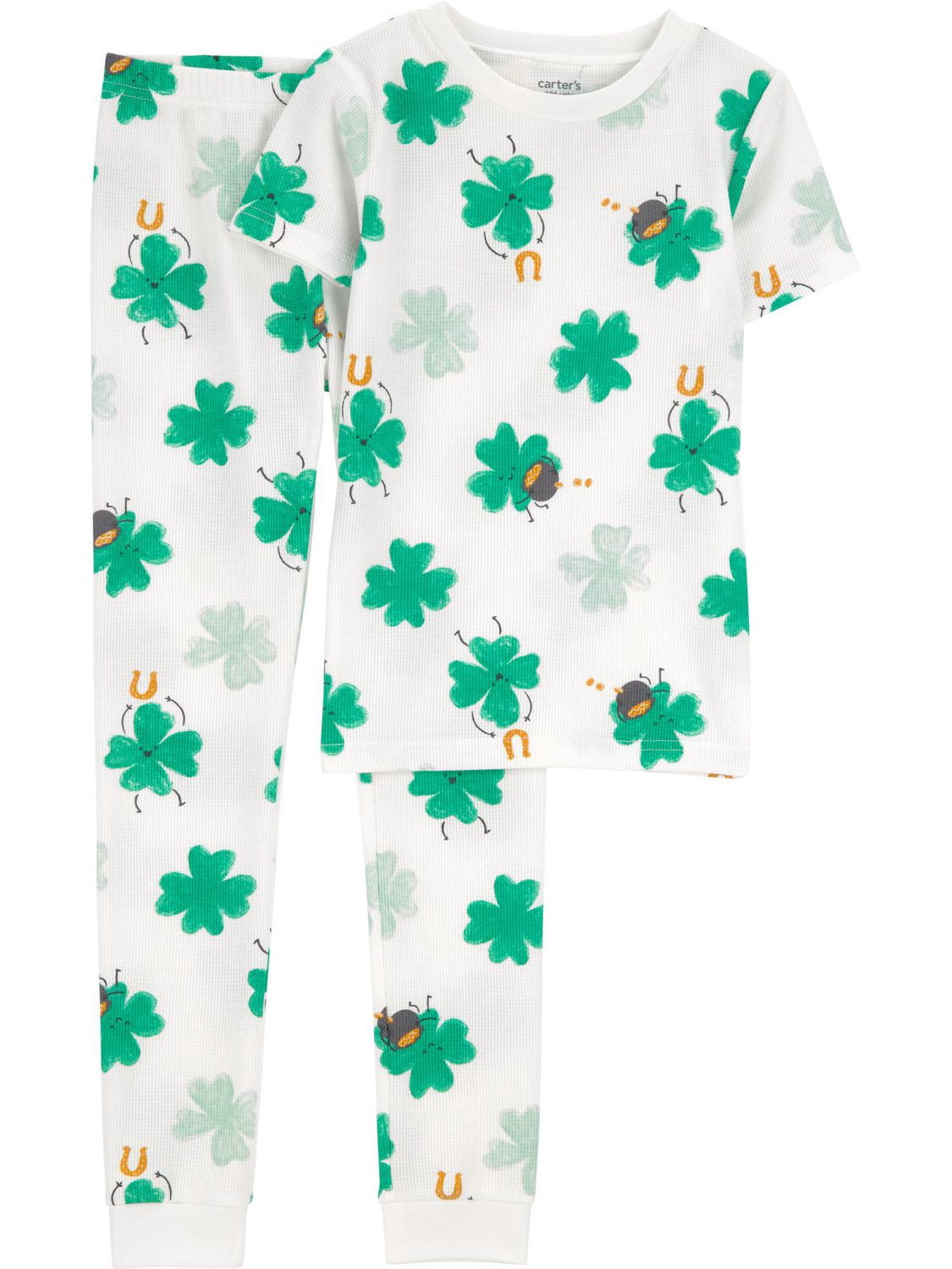 Carter's Child of Mine KB 2PC Pajama Set - Green Shammrock