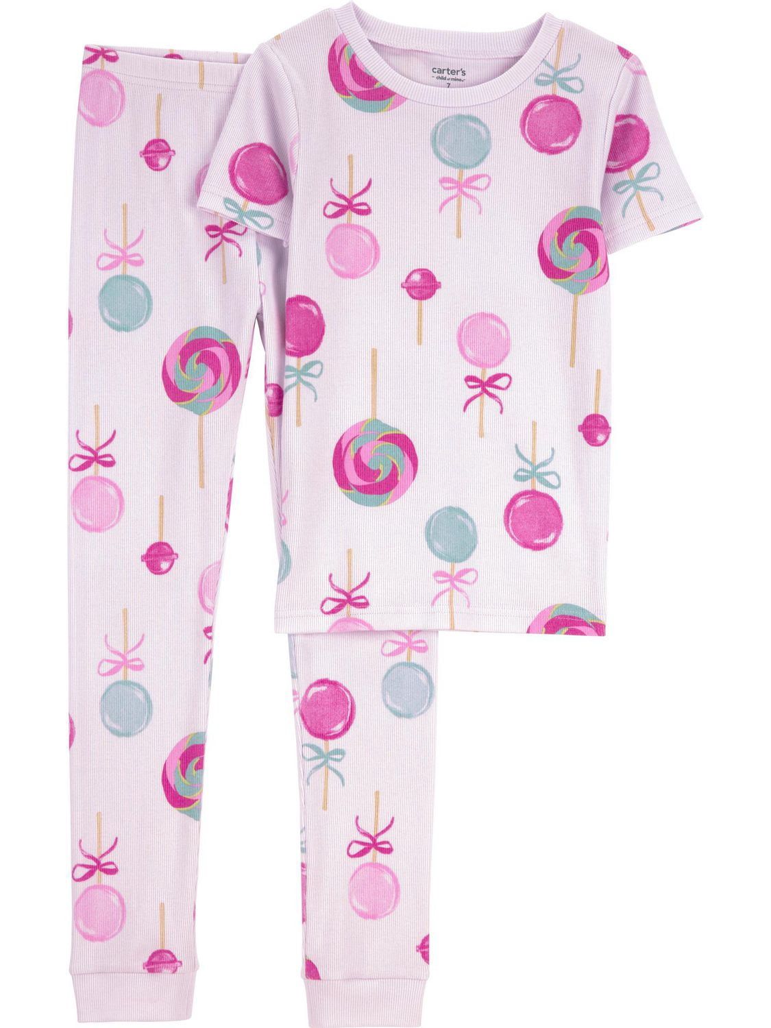 Carter's Child of Mine KG 2PC Pajama Set - Purple Candy