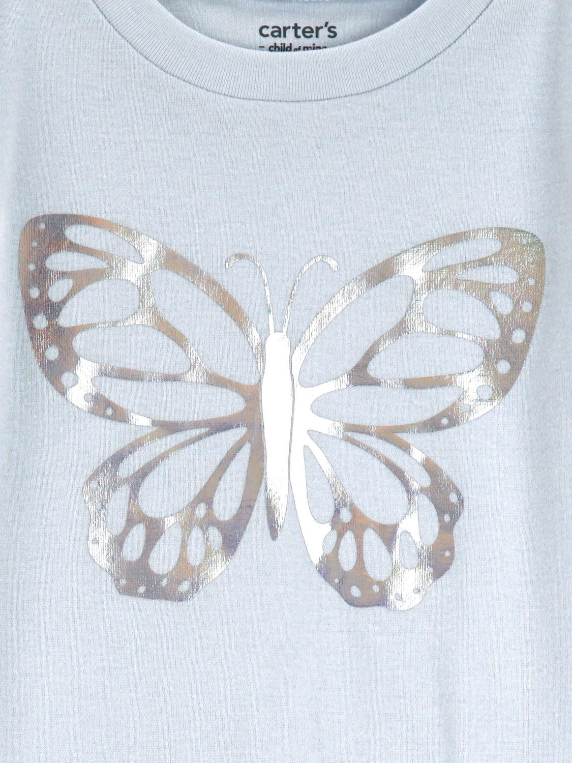 Carter's Child of Mine KG 2PC Pajama Set - Blue Butterfly