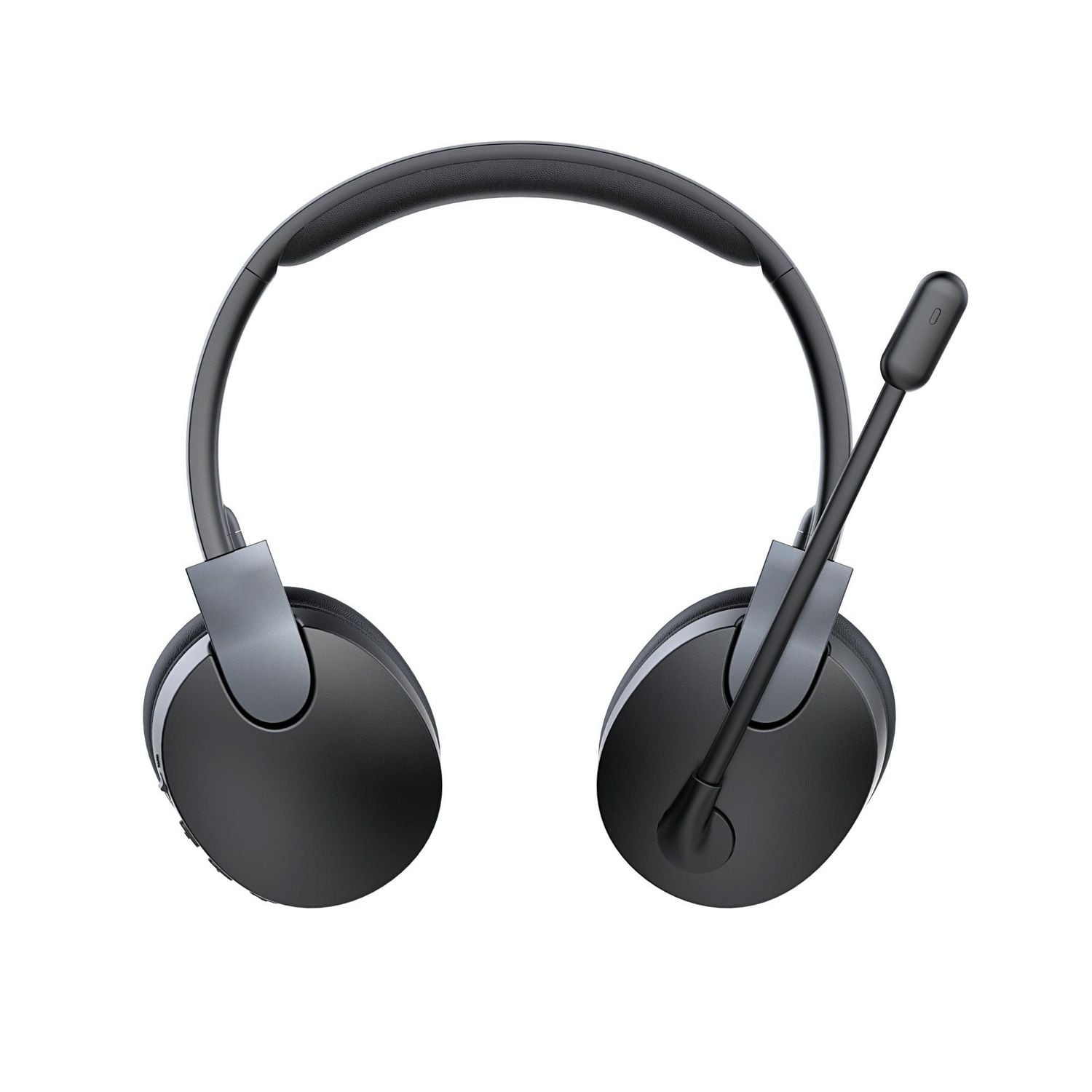 onn. Bluetooth Wireless On Ear PC Headset with Rotating Boom Microphone Up To 50 Hours Playtime