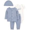 thumbnail image 1 of Carter's Child of Mine IB 3PC Pant Set - Blue Elephant, 1 of 8