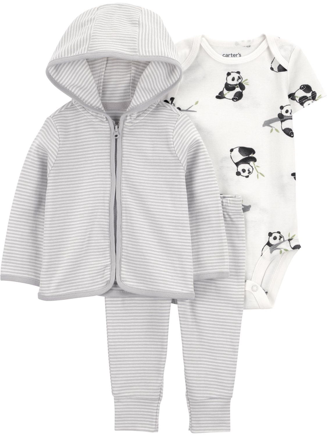 Carter's Child of Mine IB 3PC Pant Set - Grey Koala