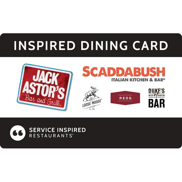 Inspired Dining Card $50 eCarte Cadeau (Livraison par e-mail)