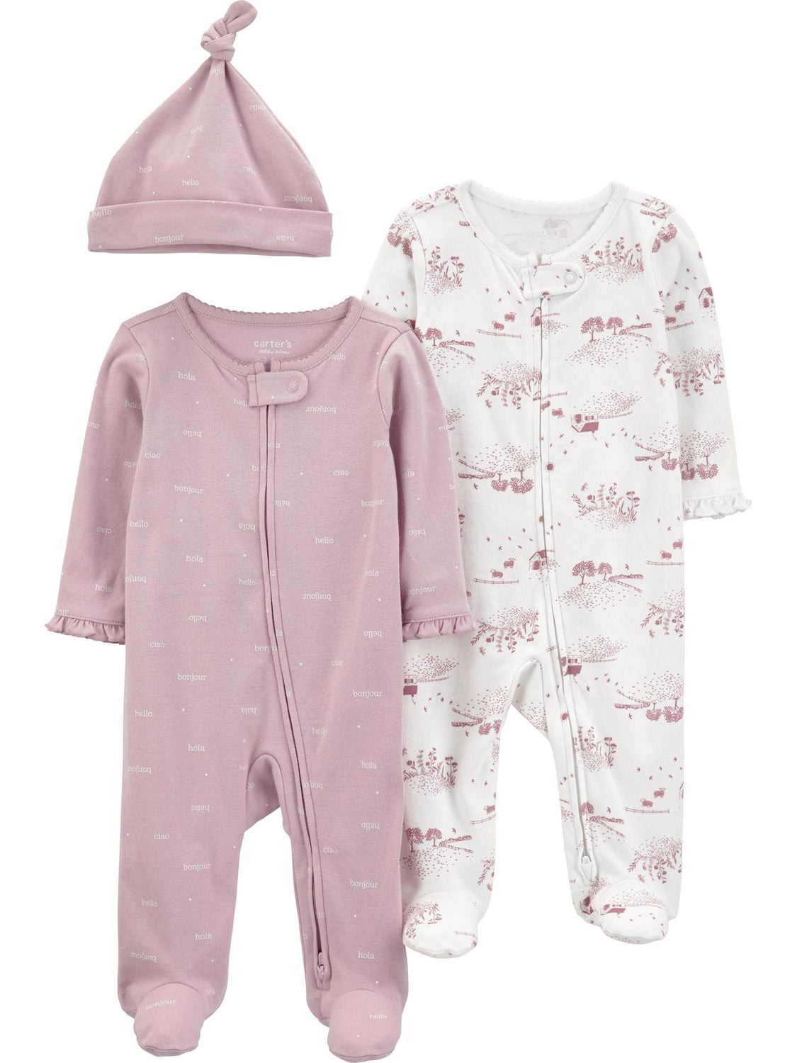 Carter's Child of Mine IG 2pk SNP Pink Set