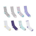 thumbnail image 1 of George Girls' Crew Socks 8-Pack, 1 of 1