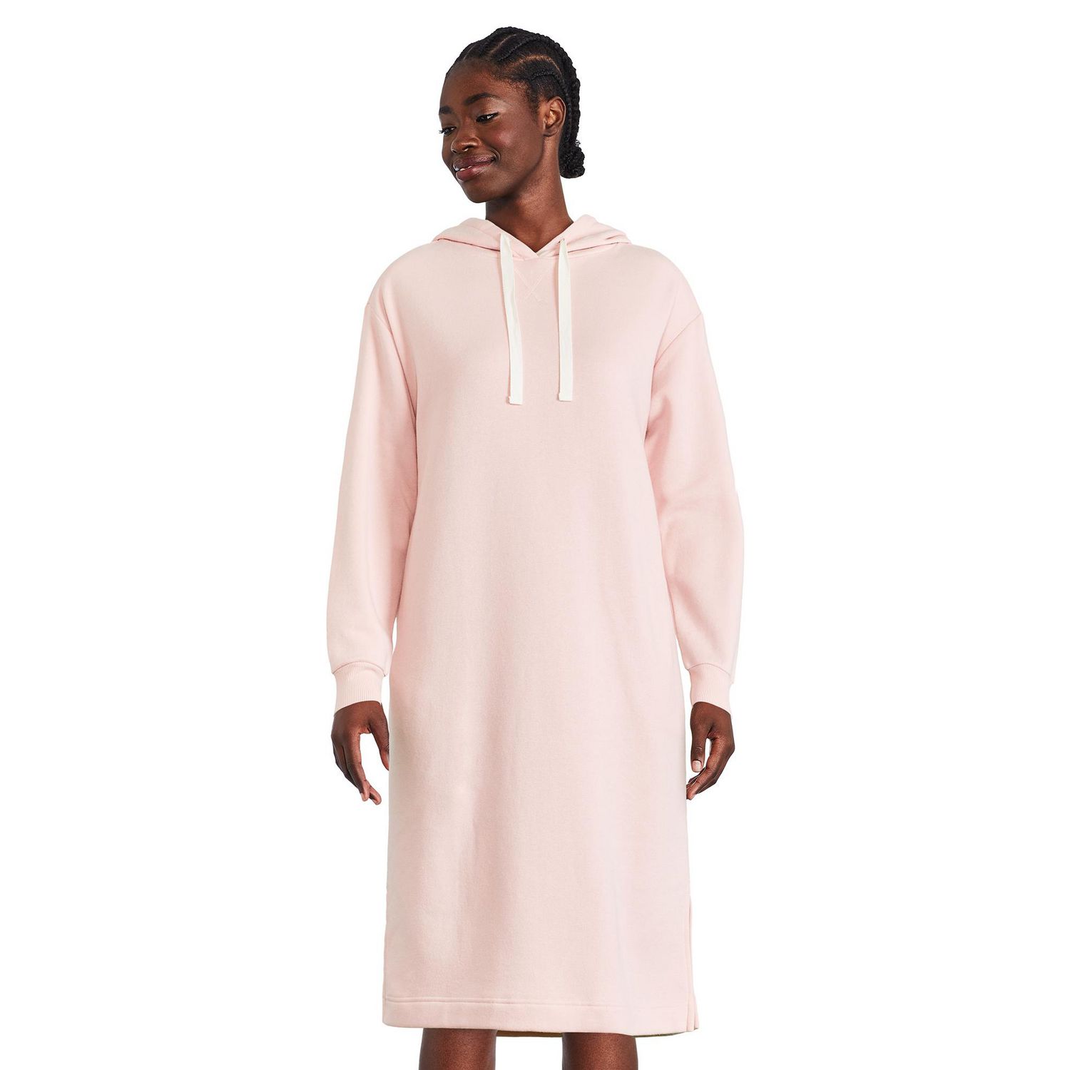 Hooded midi dress hotsell