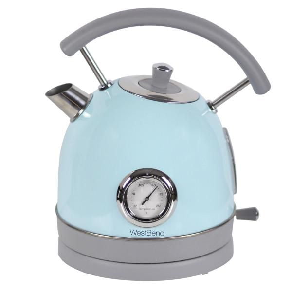 West Bend 1.7l, Retro-style, Stainless Steel Electric Kettle, 1500 