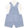 thumbnail image 2 of Carter's Child of Mine IB 2PC Shortall Set - Blue Stripe, 2 of 5