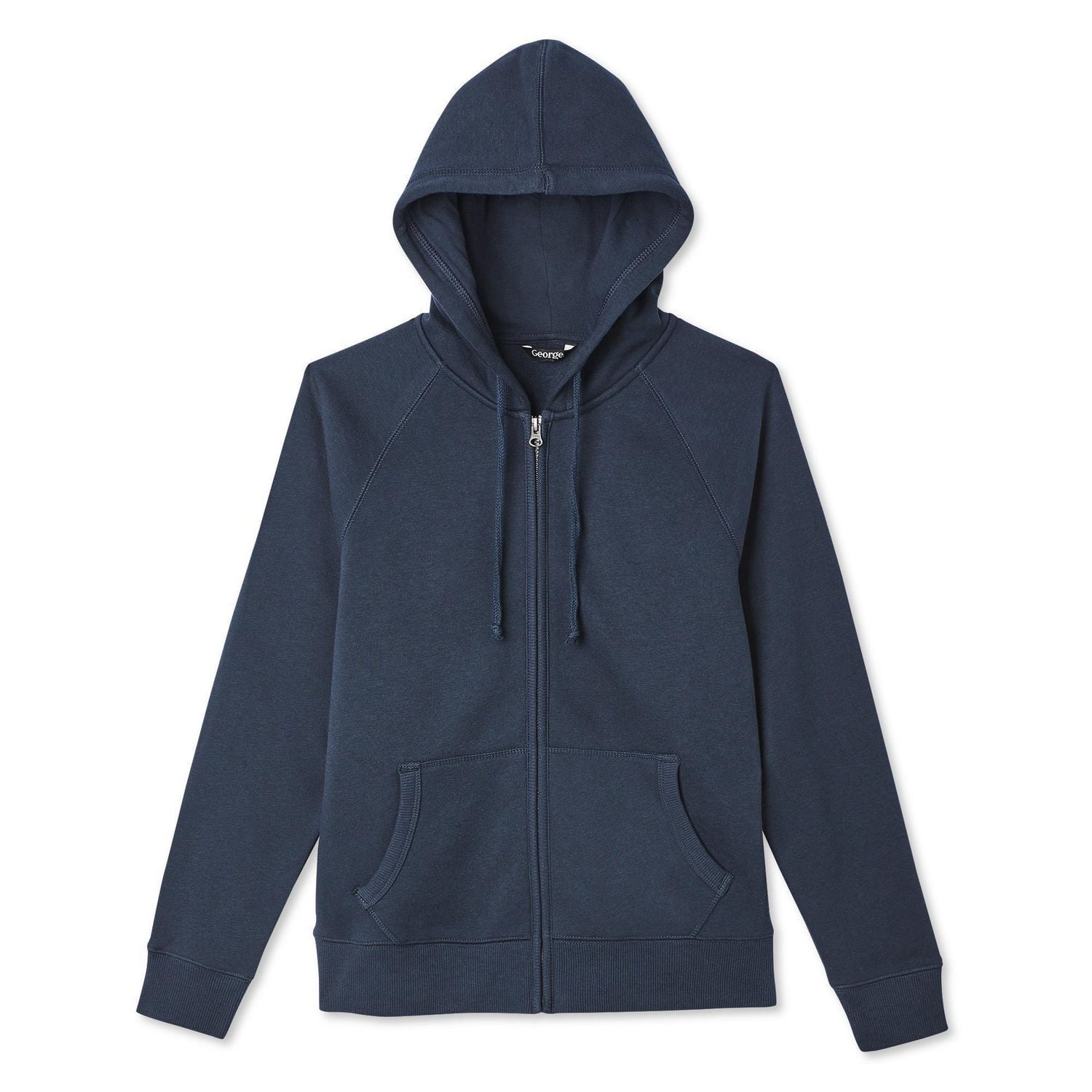 Navy blue 2025 zip hoodie women's